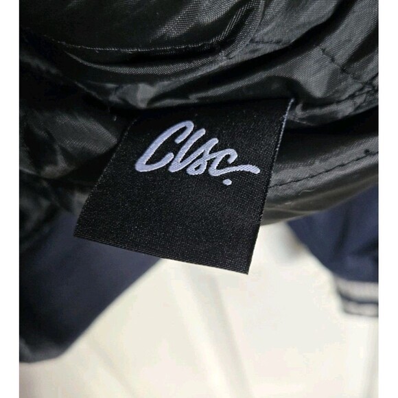 CLSC Life Streetwear Mens Jacket Coat Size XL Navy Blue Gray Letterman Varsity - Picture 9 of 12